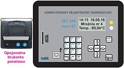 Komputerowy Rejestrator Temperatury KRT-109 MMC BT Lodwkowy